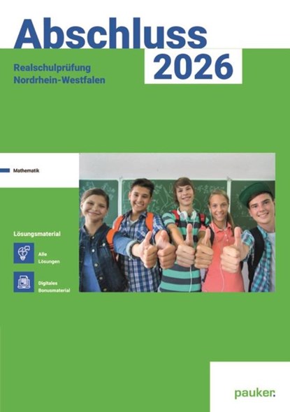 Abschluss 2026 - MSA Realschule NRW - Lösungsband - Mathe, Bergmoser Höller Verlag AG - Paperback - 9783889978943