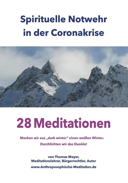 Spirituelle Notwehr in der Coronakrise, Thomas Mayer - Paperback - 9783890608044