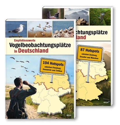 Empfehlenswerte Vogelbeobachtungsplätze in Deutschland im Set. 2 Bde, Redaktion Der Falke - Paperback - 9783891048689