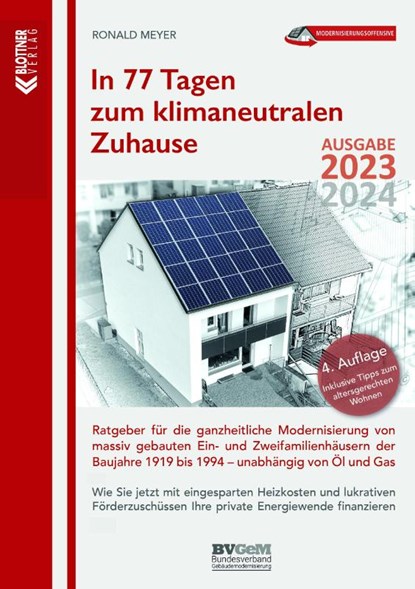 In 77 Tagen zum klimaneutralen Zuhause, Ronald Meyer - Gebonden - 9783893671601