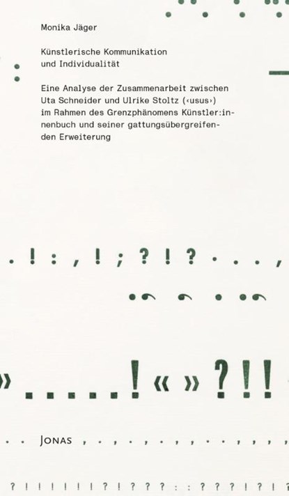 Künstlerische Kommunikation und Individualität, Monika Jäger - Gebonden - 9783894456115