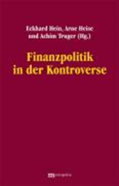 Finanzpolitik in der Kontroverse, niet bekend - Paperback - 9783895184819