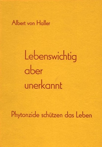 Lebenswichtig aber unerkannt, Albert von Haller - Paperback - 9783895750243
