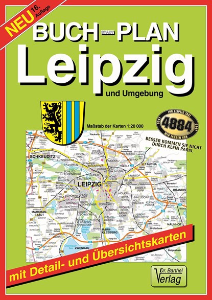 Leipzig und Umgebung 1 : 20 000. Buchstadtplan, niet bekend - Paperback - 9783895910111
