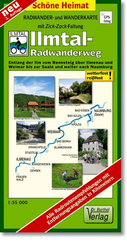 Ilmtal-Radwanderweg 1 : 35 000, niet bekend - Paperback - 9783895911132