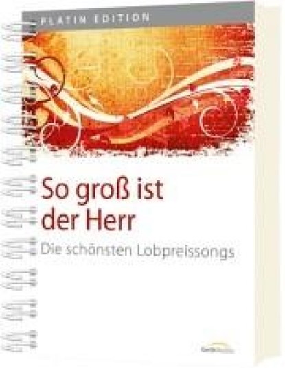 So groß ist der Herr - Liederbuch, niet bekend - Paperback - 9783896154354