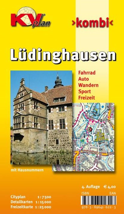Lüdinghausen & Seppenrade, KVplan, Radkarte/Freizeitkarte/Stadtplan, 1:25.000 / 1:15.000 / 1:7.500, Sascha René Tacken - Gebonden - 9783896416223