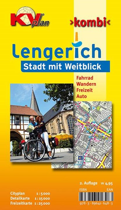 Lengerich, KVplan, Radkarte/Wanderkarte/Stadtplan, 1:25.000 / 1:15.000 / 1:5.000, niet bekend - Gebonden - 9783896416483