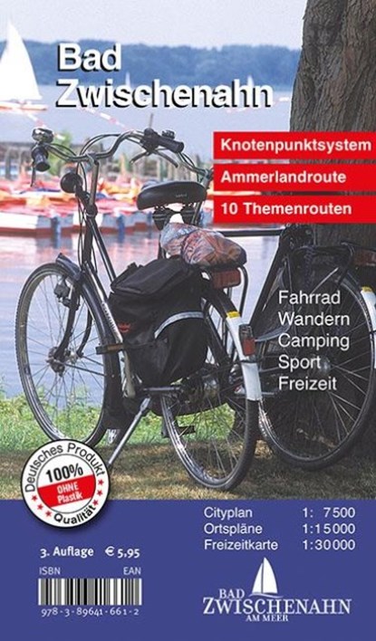 Bad Zwischenahn, KVplan, Radkarte/Knotenpunktkarte/Wanderkarte/Stadtplan, 1:30.000 / 1:15.000 / 1:7.500, TACKEN,  Sascha René - Gebonden - 9783896416612
