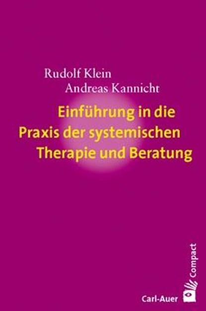 Einführung in die Praxis der systemischen Therapie und Beratung, Rudolf Klein ; Andreas Kannicht - Paperback - 9783896705716