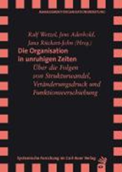 Die Organisation in unruhigen Zeiten, niet bekend - Paperback - 9783896709103
