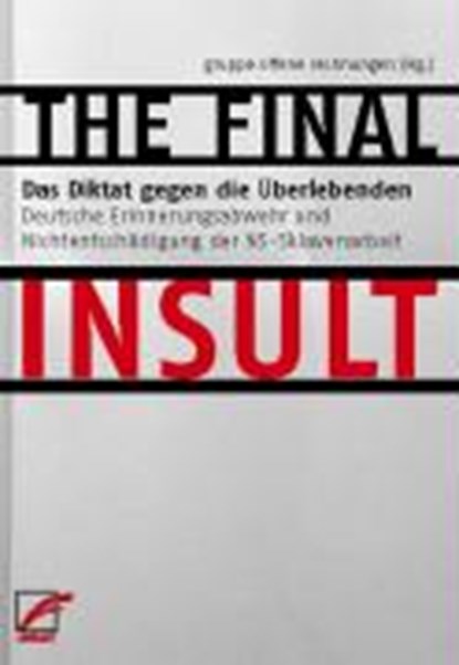 Final Insult, niet bekend - Paperback - 9783897714175