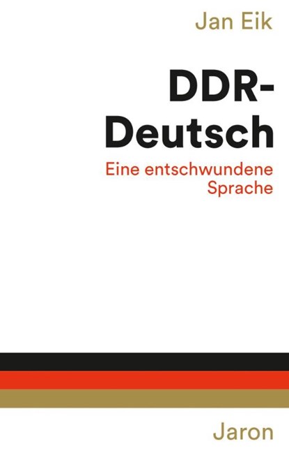 DDR-Deutsch, Jan Eik - Paperback - 9783897738539