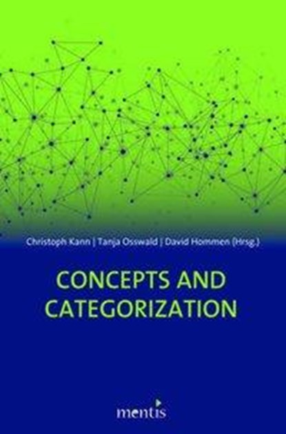 Concepts and Categorization, David Hommen - Paperback - 9783897850743
