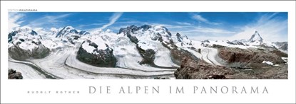 Die Alpen im Panorama, Rudolf Rother - Paperback - 9783898236249