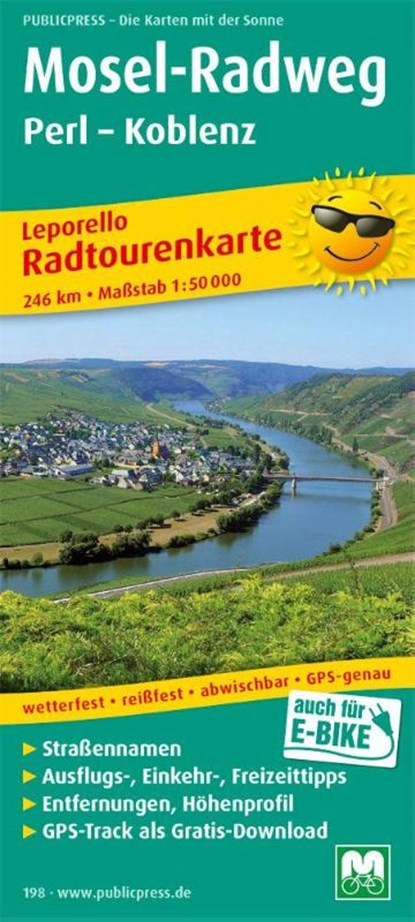 Mosel-Radweg Perl - Koblenz 1 : 50 000, niet bekend - Gebonden - 9783899201987