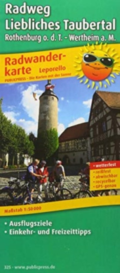 Lovely Tauber Valley cycle path, cycle tour map 1:50,000, niet bekend - Gebonden - 9783899203257