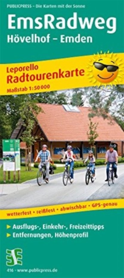EmsRadweg, cycle tour map 1:50,000, niet bekend - Gebonden - 9783899204162