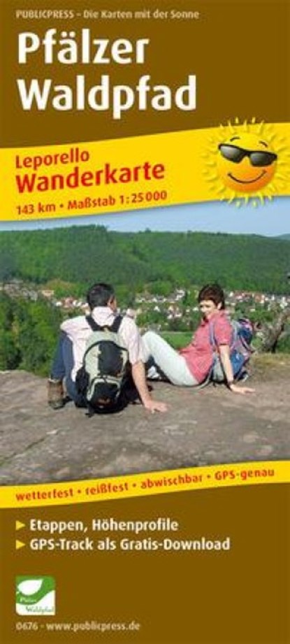 Palatinate Forest Path, hiking map 1:25,000, niet bekend - Gebonden - 9783899206760