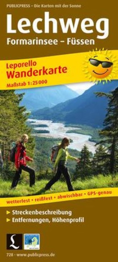 Lechweg, Formarinsee - Fussen, hiking map 1:25,000, niet bekend - Gebonden - 9783899207286