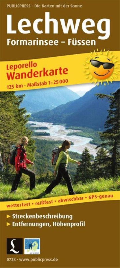 Lechweg, Formarinsee - Fussen, hiking map 1:25,000, niet bekend - Gebonden - 9783899207286