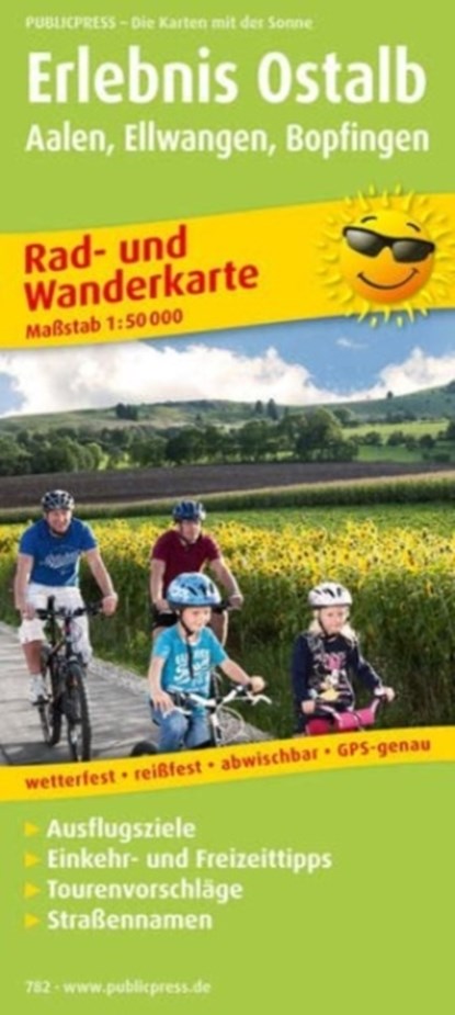 Experience Ostalb, cycling and hiking map 1:50,000, niet bekend - Gebonden - 9783899207828