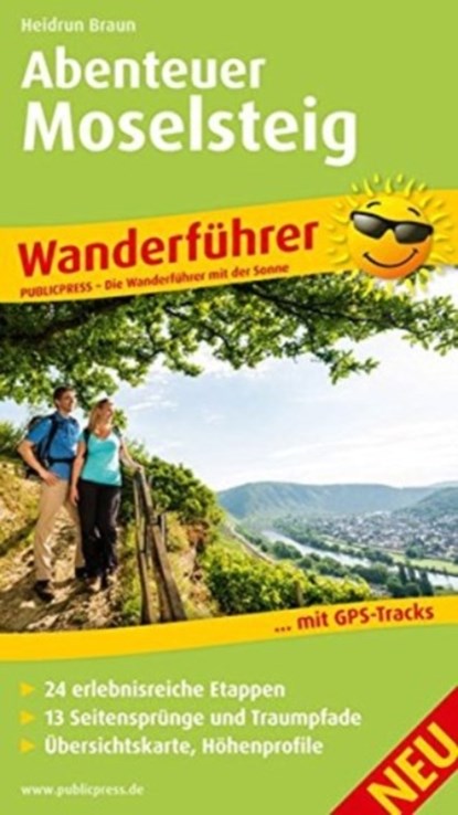 Adventure Moselsteig, hiking guide, Heidrun Braun - Gebonden - 9783899208313