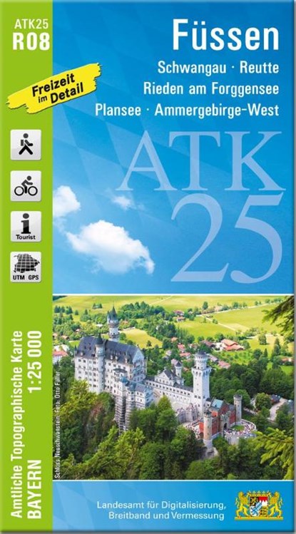 Füssen 1:25 000, niet bekend - Gebonden - 9783899339185