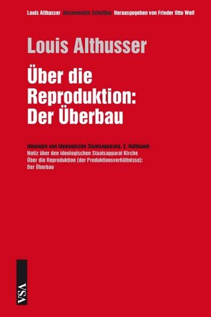 Über die Reproduktion, Louis Althusser - Paperback - 9783899654516