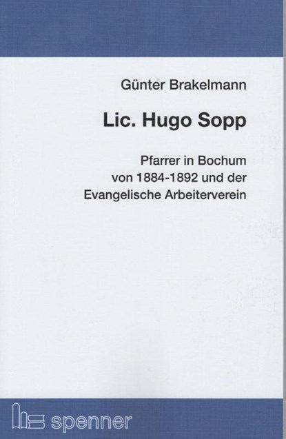 Lic. Hugo Sopp., Günter Brakelmann - Paperback - 9783899912401