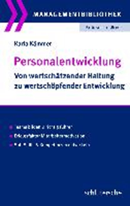 Kämmer, K: Personalentwicklung, KÄMMER,  Karla - Paperback - 9783899933130