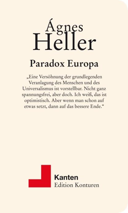Paradox Europa, Ágnes Heller - Paperback - 9783902968418