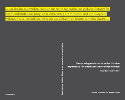 Dieser Krieg endet nicht in der Ukraine, Raúl Sánchez Cedillo - Paperback - 9783903046368