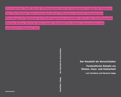 Der Haushalt als Versuchslabor, Luci Cavallero ; Verónica Gago - Paperback - 9783903046375