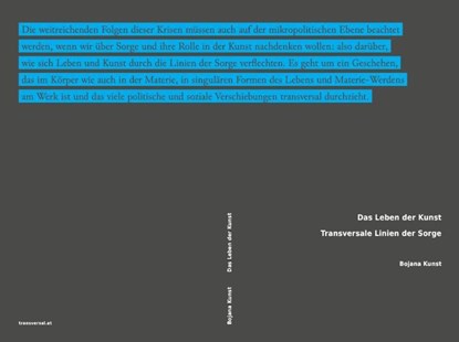 Das Leben der Kunst, Bojana Kunst - Paperback - 9783903046399