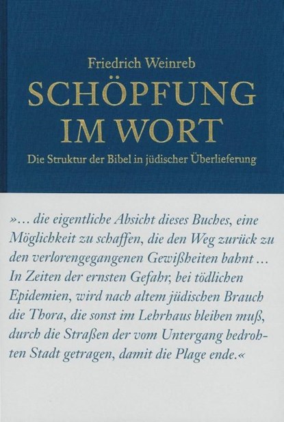 Schöpfung im Wort, Friedrich Weinreb - Gebonden - 9783905783353