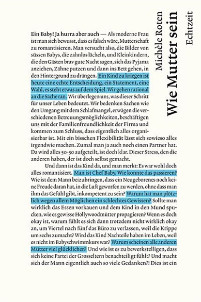 Wie Mutter sein, Michèle Roten - Paperback - 9783905800678
