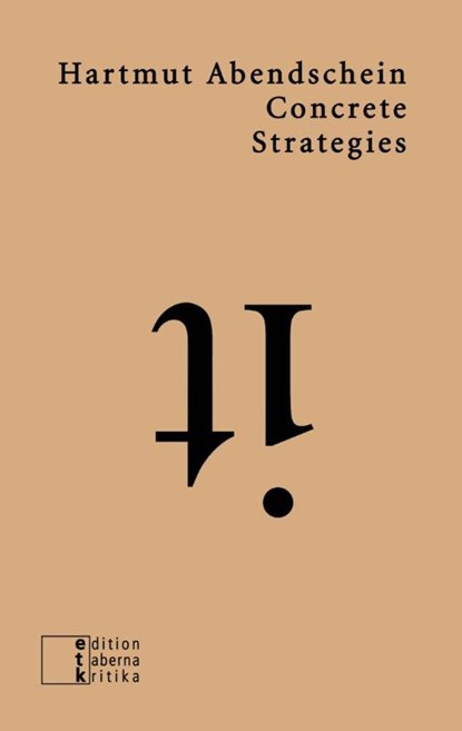 Concrete Strategies, Hartmut Abendschein - Paperback - 9783905846706
