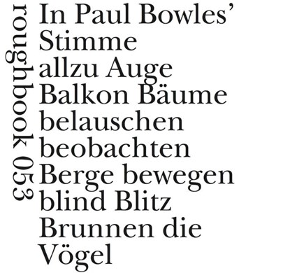 Next To Nothing / Fast nichts, Paul Bowles - Paperback - 9783906050485