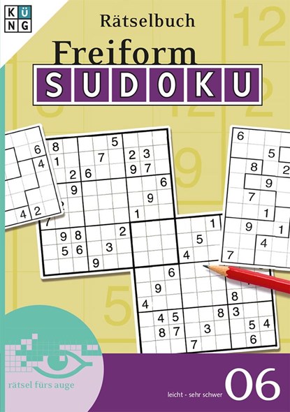Freiform-Sudoku Rätselbuch 06, niet bekend - Paperback - 9783906238845