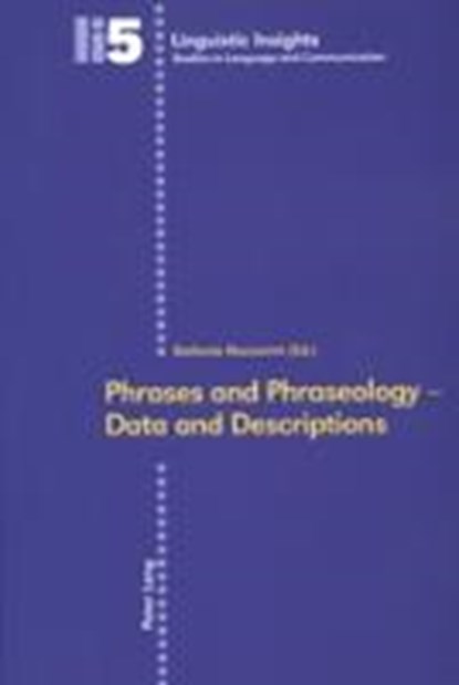 Phrases and Phraseology-Data and Descriptions, Stefania Nuccorini - Paperback - 9783906770086
