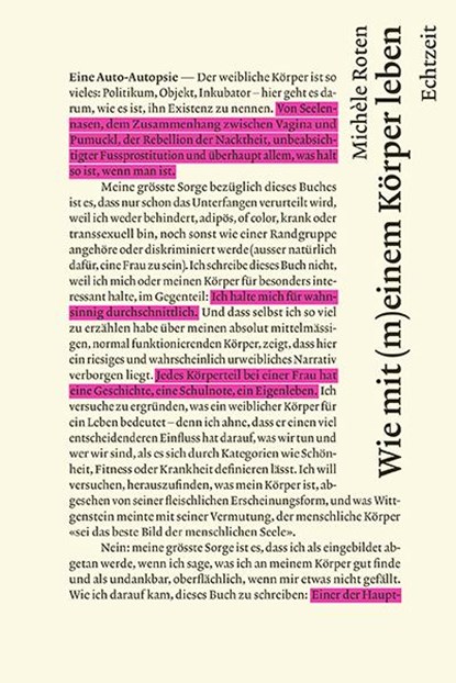 Wie mit (m)einem Körper leben., Michèle Roten - Paperback - 9783906807065