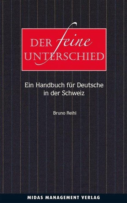 Der feine Unterschied, Bruno Reihl - Paperback - 9783907100462