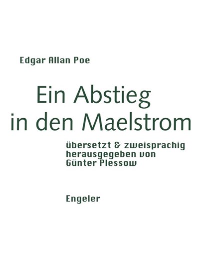Ein Abstieg in den Maelstrom, Edgar Allan Poe - Paperback - 9783907369517