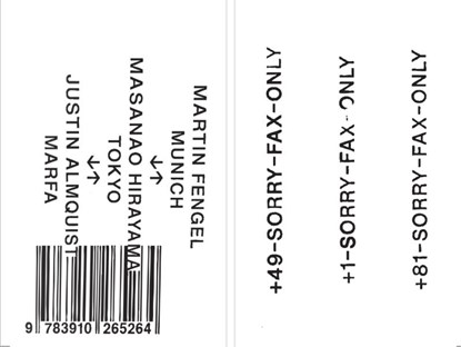 Sorry Fax Only, niet bekend - Losbladig - 9783910265264