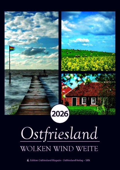 Wolken, Wind und Weite 2026, Ostfriesland Verlag - SKN Druck und Verlag GmbH & Co. KG - Paperback - 9783910358171