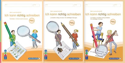 Mein Lupenschreibheft 1 bis 3 - Ich kann richtig schreiben - Ausgabe mit Artikelkennzeichnung (DaZ), Katrin Langhans - Paperback - 9783910429024