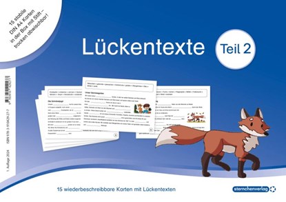 Lückentexte Teil 2 - für die 2. und 3. Klasse, sternchenverlag GmbH ; Katrin Langhans - Paperback - 9783910429277