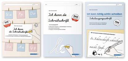 Ich kann die Schreibschrift SAS + Übungsheft 1 und 2 - Schulausgangsschrift - 3 Hefte, Katrin Langhans - Paperback - 9783910429734