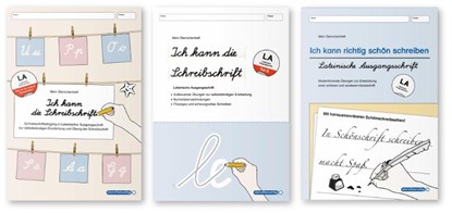Ich kann die Schreibschrift LA + Übungsheft 1 und 2 - Lateinische Ausgangsschrift - 3 Hefte im Set, Katrin Langhans - Paperback - 9783910429758